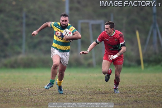 2018-11-11 Chicken Rugby Rozzano-Caimani Rugby Lainate 083